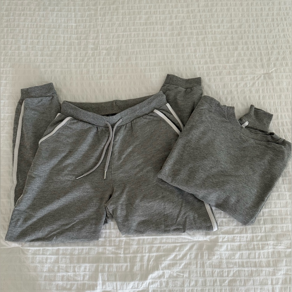 ASOS Gray Sweatshirt and Joggers Set